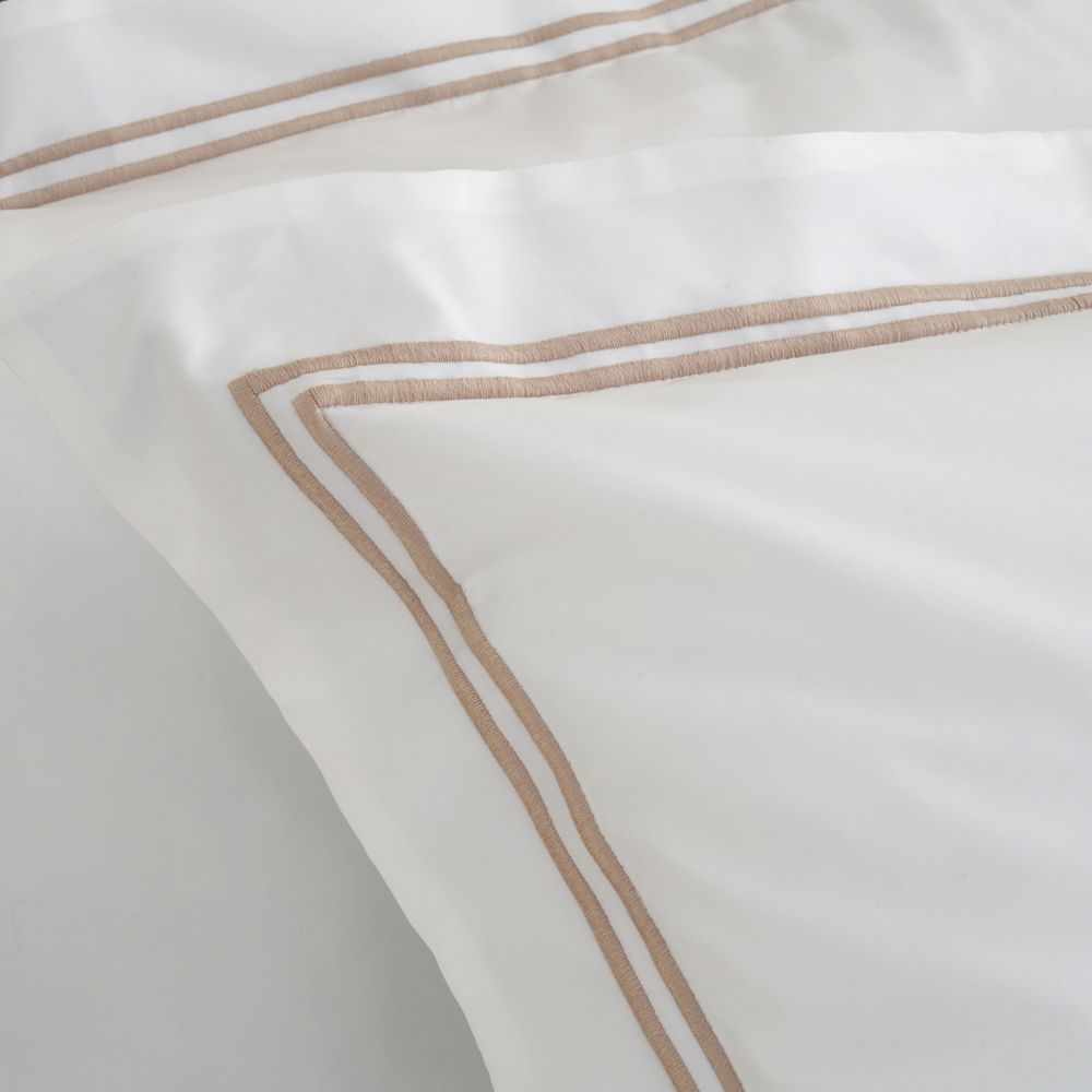Langham Double Row Cord Pillowcase Pair